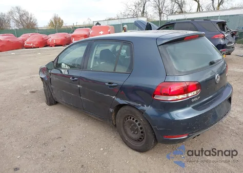 2010 Volkswagen Golf 4-Door из США, поврежденный, VIN WVWDB7AJXAW283694